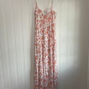 SO Floral Rayon Maxi Dress